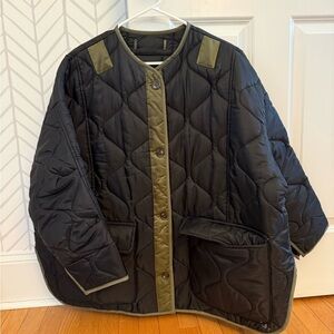 The Frankie Shop Black Quilted Jacket